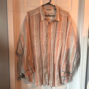 Tommy Bahama 100% Linen long sleeve men’s  shirt